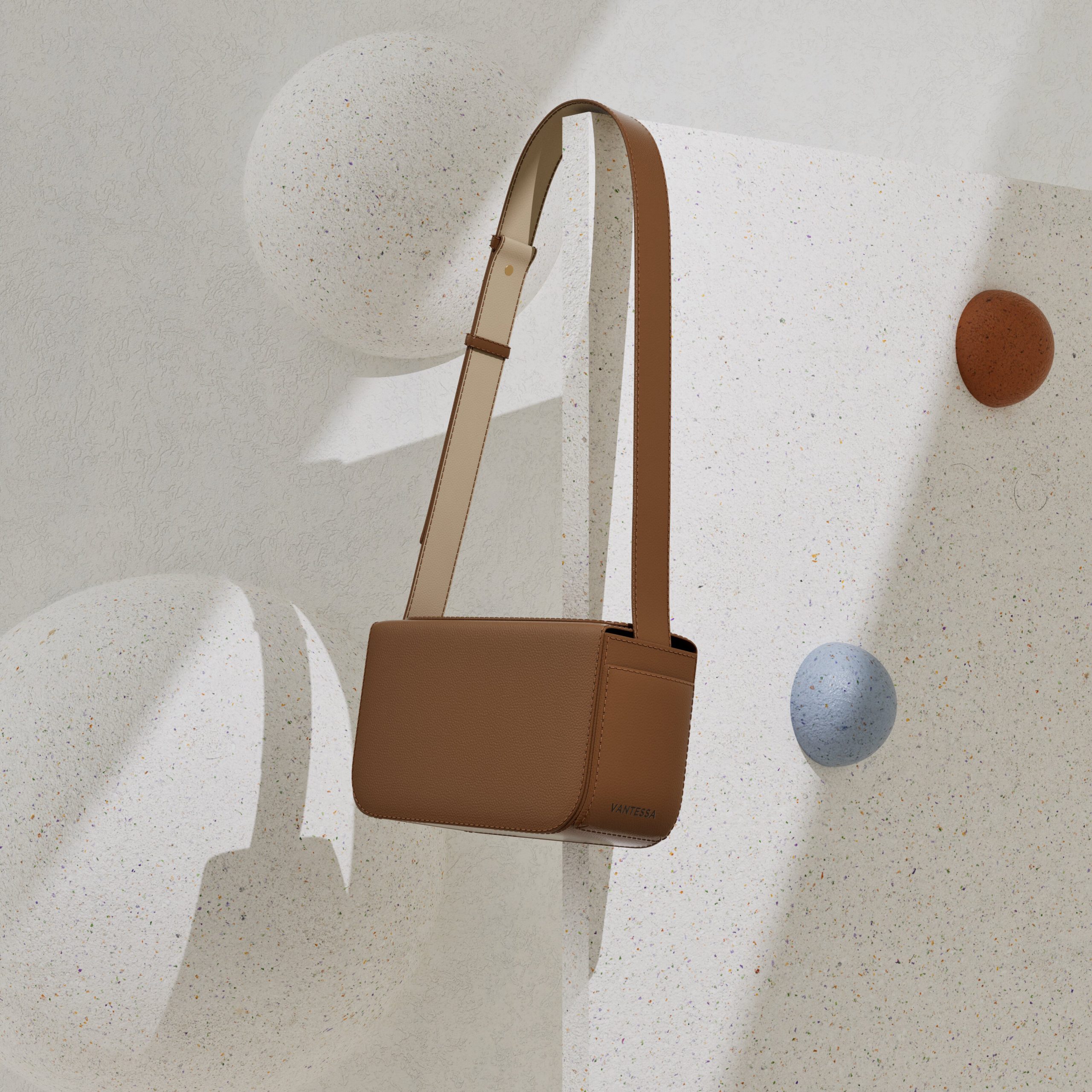 VANTESSA - The Solenne Pecan Crossbody