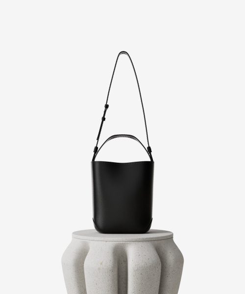 The Liora Noir Bucket Bag